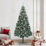 Albero di Natale artificiale con 300 LED Verde 240 cm