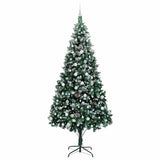 Albero di Natale artificiale con 300 LED Verde 240 cm