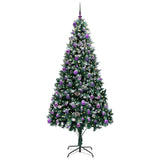 Albero di Natale artificiale con 300 LED Verde 240 cm