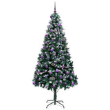 Albero di Natale artificiale con 300 LED Verde 240 cm