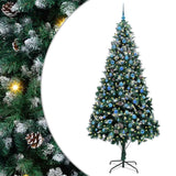 Albero di Natale artificiale con 300 LED Verde 240 cm