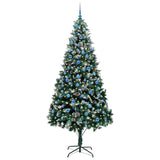 Albero di Natale artificiale con 300 LED Verde 240 cm