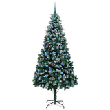 Albero di Natale artificiale con 300 LED Verde 240 cm
