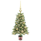 Albero di Natale con 150 LED con supporto Verde 65 cm PE
