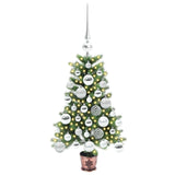 Albero di Natale con 150 LED con supporto Verde 65 cm PE