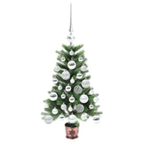 Albero di Natale con 150 LED con supporto Verde 65 cm PE