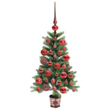 Albero di Natale con 150 LED con supporto Verde 90 cm PE
