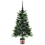 Albero di Natale con 150 LED con supporto Verde 90 cm PE