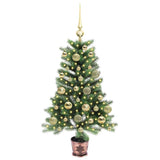 Albero di Natale con 150 LED con supporto Verde 90 cm PE