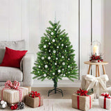 Albero di Natale con 150 LED con supporto Verde 120 cm PE