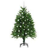 Albero di Natale con 150 LED con supporto Verde 120 cm PE
