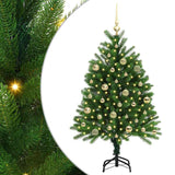 Albero di Natale con 150 LED con supporto Verde 120 cm PE