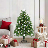 Albero di Natale con 150 LED con supporto Verde 120 cm PE