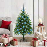 Albero di Natale con 150 LED con supporto Verde 120 cm PE