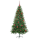 Albero di Natale con 150 LED con supporto Verde 150 cm PE
