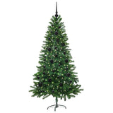 Albero di Natale con 150 LED con supporto Verde 150 cm PE