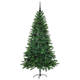 Albero di Natale con 150 LED con supporto Verde 150 cm PE