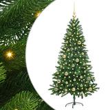 Albero di Natale con 150 LED con supporto Verde 150 cm PE