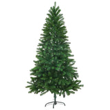 Albero di Natale con 150 LED con supporto Verde 150 cm PE