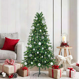 Albero di Natale con 150 LED con supporto Verde 150 cm PE