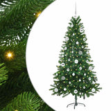 Albero di Natale con 150 LED con supporto Verde 150 cm PE