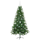 Albero di Natale con 150 LED con supporto Verde 150 cm PE