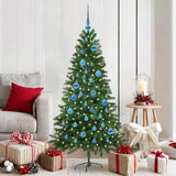 Albero di Natale con 150 LED con supporto Verde 150 cm PE