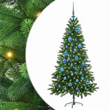 Albero di Natale con 150 LED con supporto Verde 150 cm PE