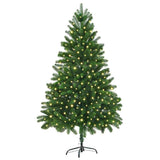 Albero di Natale con 300 LED con supporto Verde 180 cm PE