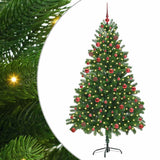 Albero di Natale con 300 LED con supporto Verde 180 cm PE