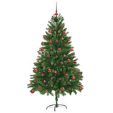Albero di Natale con 300 LED con supporto Verde 180 cm PE