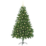 Albero di Natale con 300 LED con supporto Verde 180 cm PE