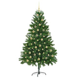 Albero di Natale con 300 LED con supporto Verde 180 cm PE