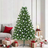 Albero di Natale con 300 LED con supporto Verde 180 cm PE