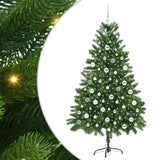 Albero di Natale con 300 LED con supporto Verde 180 cm PE
