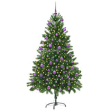 Albero di Natale con 300 LED con supporto Verde 180 cm PE