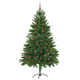 Albero di Natale con 300 LED con supporto Verde 210 cm PE