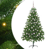 Albero di Natale con 300 LED con supporto Verde 210 cm PE