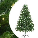 Albero di Natale con 300 LED con supporto Verde 210 cm PE