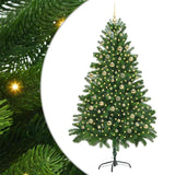 Albero di Natale con 300 LED con supporto Verde 210 cm PE