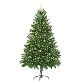 Albero di Natale con 300 LED con supporto Verde 210 cm PE