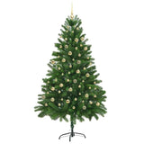 Albero di Natale con 300 LED con supporto Verde 210 cm PE