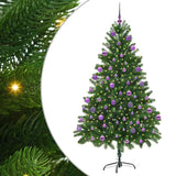 Albero di Natale con 300 LED con supporto Verde 210 cm PE