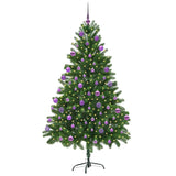 Albero di Natale con 300 LED con supporto Verde 210 cm PE