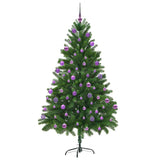 Albero di Natale con 300 LED con supporto Verde 210 cm PE