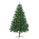 Albero di Natale con 300 LED con supporto Verde 210 cm PE