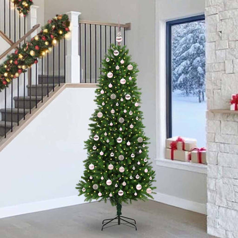 Albero di Natale con 300 LED con supporto Verde 240 cm PE
