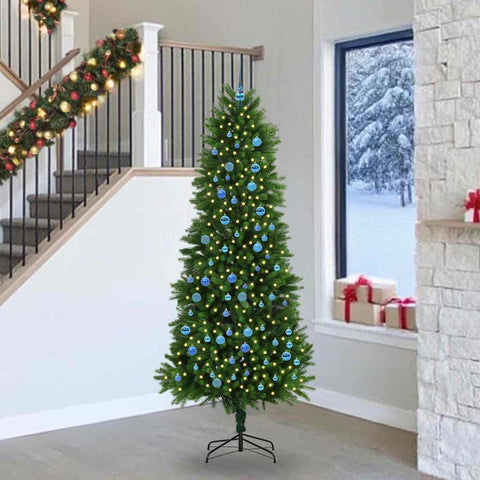 Albero di Natale con 300 LED con supporto Verde 240 cm PE