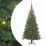 Albero di Natale con 150 LED con supporto Verde 120 cm PVC
