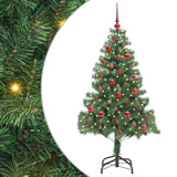 Albero di Natale con 150 LED con supporto Verde 150 cm PVC